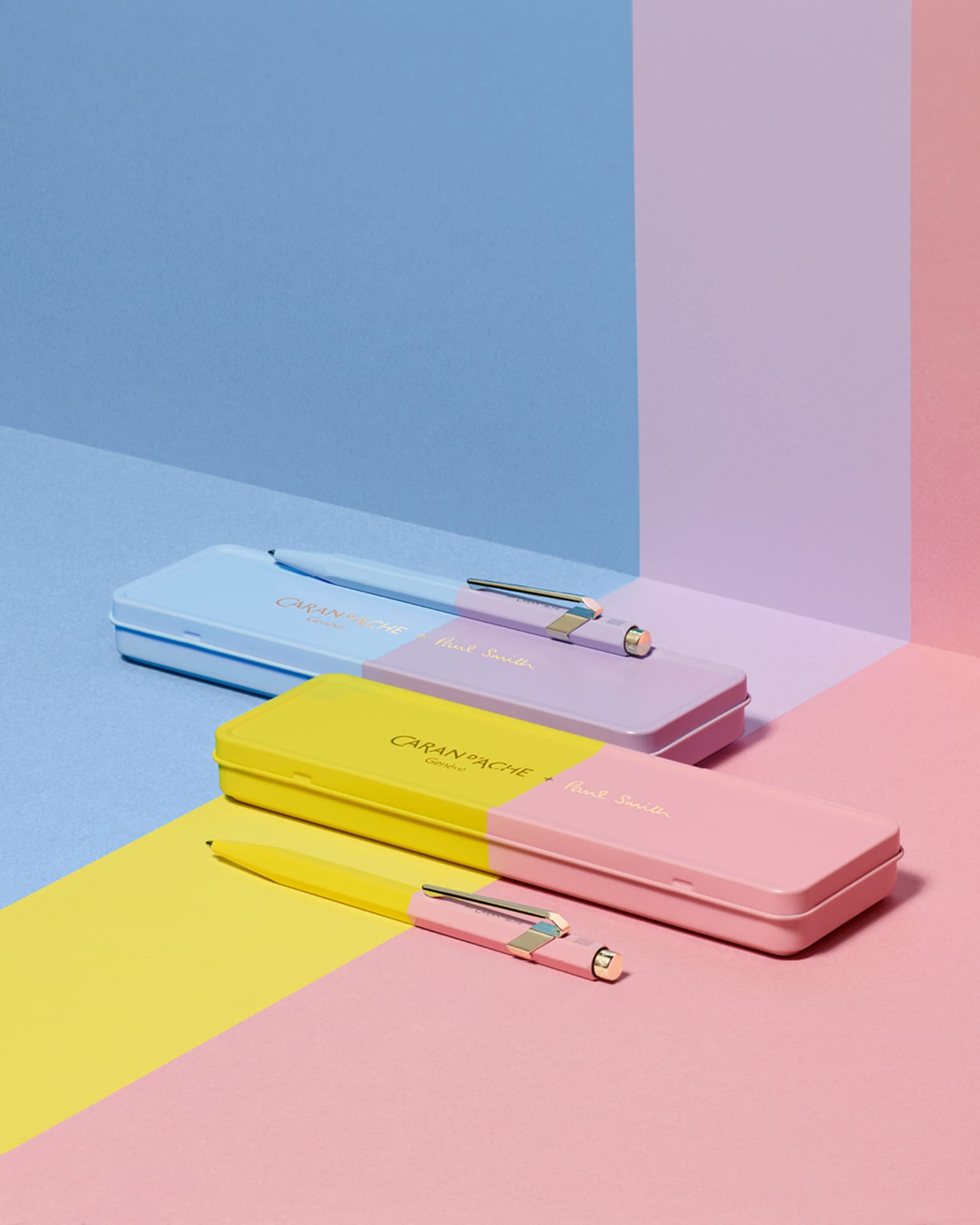 CARAN D'ACHE Paul Smith ボールペン Caran d'Ache + Paul Smith - 849 Blue & Green Ballpoint Pen